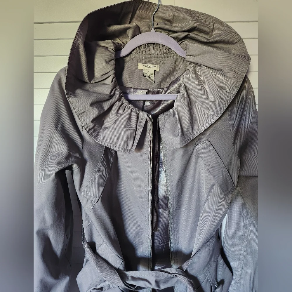 Vertigo Paris Gray Trench Coat